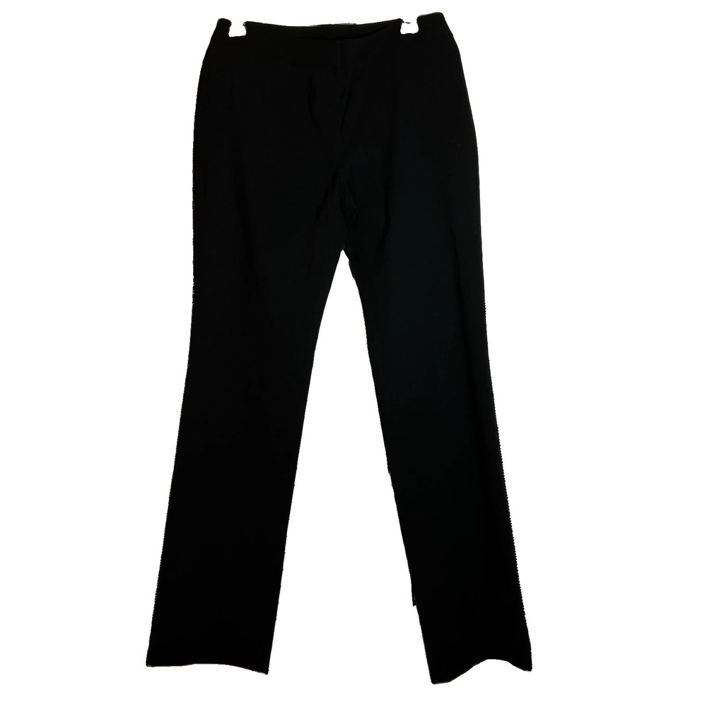 INC Stretch Black Women Pants Sequin Embellishment Side Outseam Sz 6
